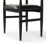 Mavery Arm Chair, Sierra Espresso-Furniture - Dining-High Fashion Home