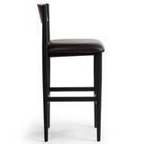 Mavery Bar Stool, Sierra Espresso-Furniture - Dining-High Fashion Home