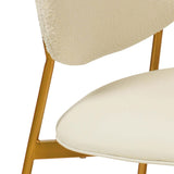 McKenzie Boucle Dining Chair, Cream, Set of 2-Furniture - Dining-High Fashion Home