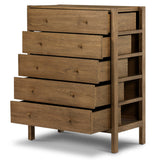 Meadow 5 drawer Dresser, Tawney Oak-Furniture - Storage-High Fashion Home