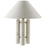 Medici Table Lamp, Charcoal/White-Lighting-High Fashion Home