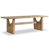 Merida Rectangular Dining Table, Bleached Alder