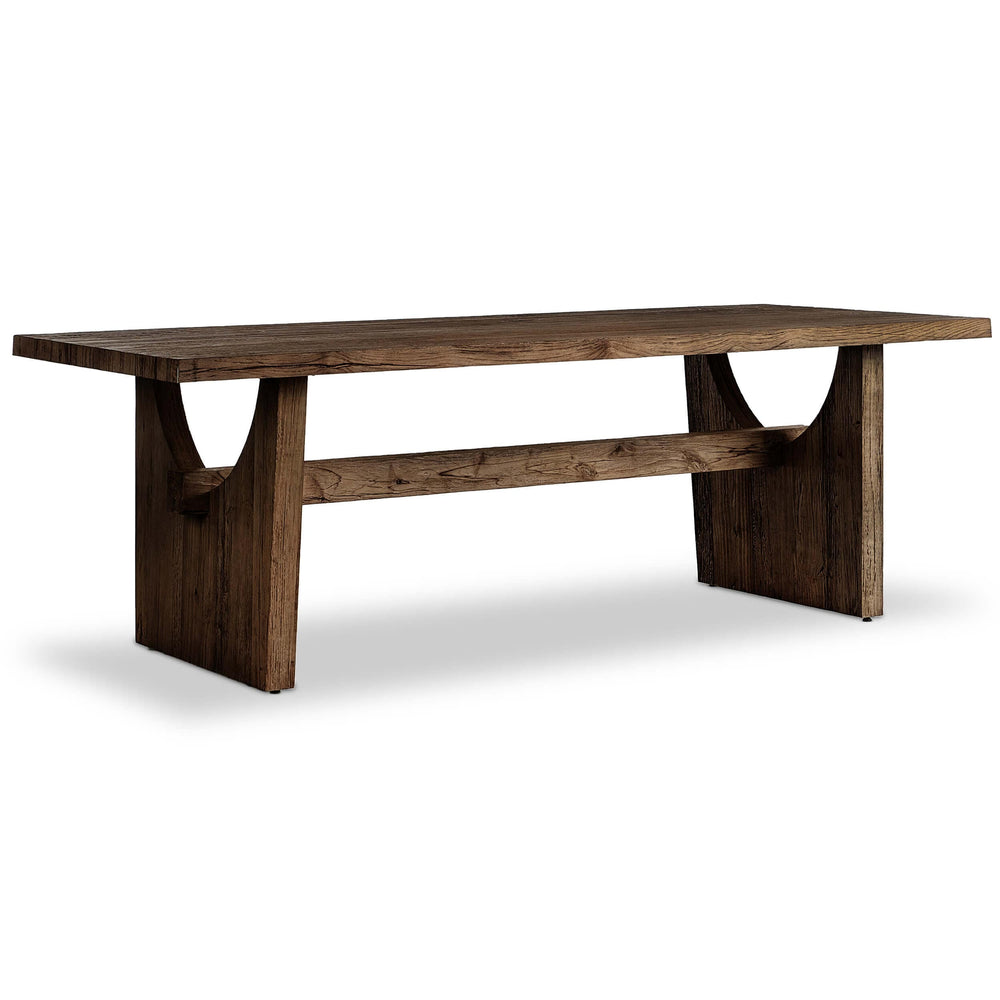 Merida Rectangular Dining Table, Smoked Alder