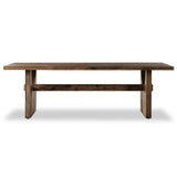 Merida Rectangular Dining Table, Smoked Alder