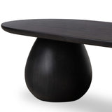 Merla Coffee Table, Black Wash Ash-Furniture - Accent Tables-High Fashion Home