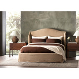 Meryl Slipcover Bed, Broadway Canvas-Furniture - Bedroom-High Fashion Home