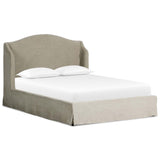 Meryl Slipcover Bed, Broadway Stone-Furniture - Bedroom-High Fashion Home