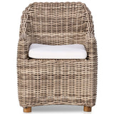 Messina Outdoor Dining Arm Chair, Sand