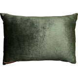 Mila Circular Abstract Lumbar Pillow, Olive/Gold