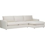 Miller Sectional, Nomad Snow-Furniture - Sofas-High Fashion Home