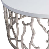 Milos Outdoor Cocktail Table, Bone-Furniture - Outdoor-High Fashion Home