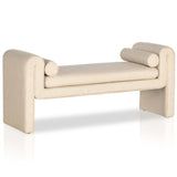 Mitchell Bench, Thames Cream-Furniture - Benches-High Fashion Home