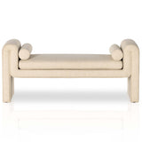 Mitchell Bench, Thames Cream-Furniture - Benches-High Fashion Home