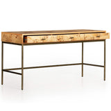 Mitzie Desk, Amber-Furniture - Office-High Fashion Home