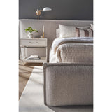 Modern Lux Wall King Bed, Medina Pebble