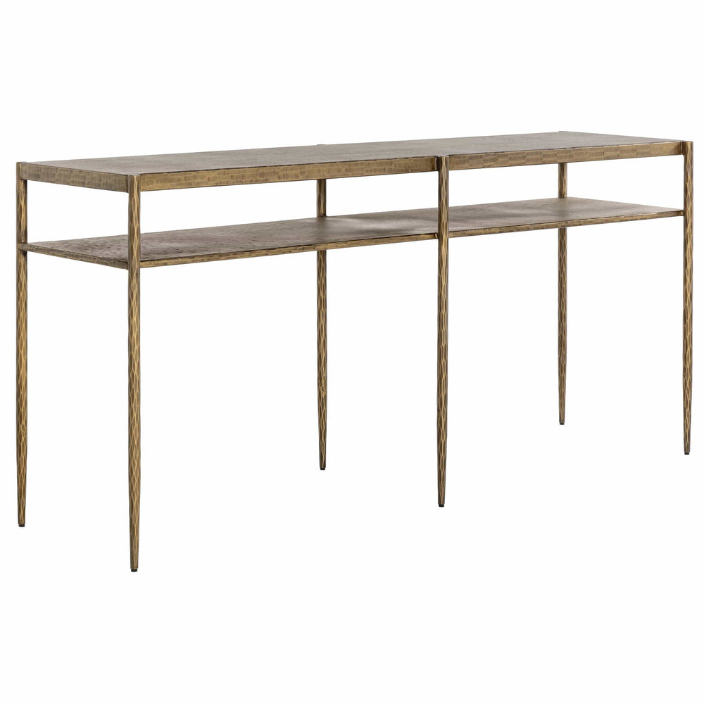 Naini Console Table, Antique Brass-Furniture - Accent Tables-High Fashion Home