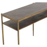 Naini Console Table, Antique Brass-Furniture - Accent Tables-High Fashion Home