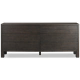 Noeline 6 Drawer Dresser, Smoked Black-Furniture - Bedroom-High Fashion Home