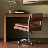 Norris Leather Desk Chair, Sonoma Coco-Furniture - Office-High Fashion Home