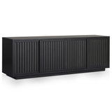 Nyland Media Console, Black-Furniture - Storage-High Fashion Home