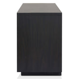 Nyland Media Console, Black-Furniture - Storage-High Fashion Home