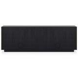 Nyland Media Console, Black-Furniture - Storage-High Fashion Home