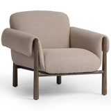 Olia Chair, Alcala Taupe-Furniture - Chairs-High Fashion Home