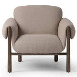 Olia Chair, Alcala Taupe-Furniture - Chairs-High Fashion Home