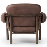 Olia Leather Chair, Palermo Cigar-Furniture - Chairs-High Fashion Home