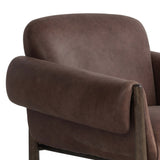 Olia Leather Chair, Palermo Cigar-Furniture - Chairs-High Fashion Home