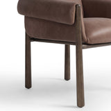 Olia Leather Dining Chair, Palermo Cigar-Furniture - Dining-High Fashion Home