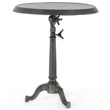 Oliver End Table, Carbon-Furniture - Accent Tables-High Fashion Home