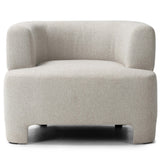 Olvera Chair, Crete Pebble-Furniture - Chairs-High Fashion Home