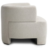 Olvera Chair, Crete Pebble-Furniture - Chairs-High Fashion Home