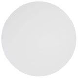 Opus 35" Round Dining Table, White