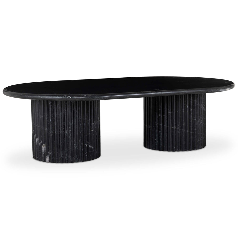 Oranda Coffee Table, Black-Furniture - Accent Tables-High Fashion Home