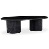 Oranda Coffee Table, Black-Furniture - Accent Tables-High Fashion Home