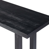 Otto Console Table, Black-Furniture - Accent Tables-High Fashion Home