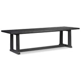 Otto Dining Table, Black-Furniture - Dining-High Fashion Home