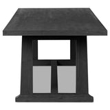 Otto Dining Table, Black-Furniture - Dining-High Fashion Home