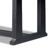 Otto Dining Table, Black-Furniture - Dining-High Fashion Home