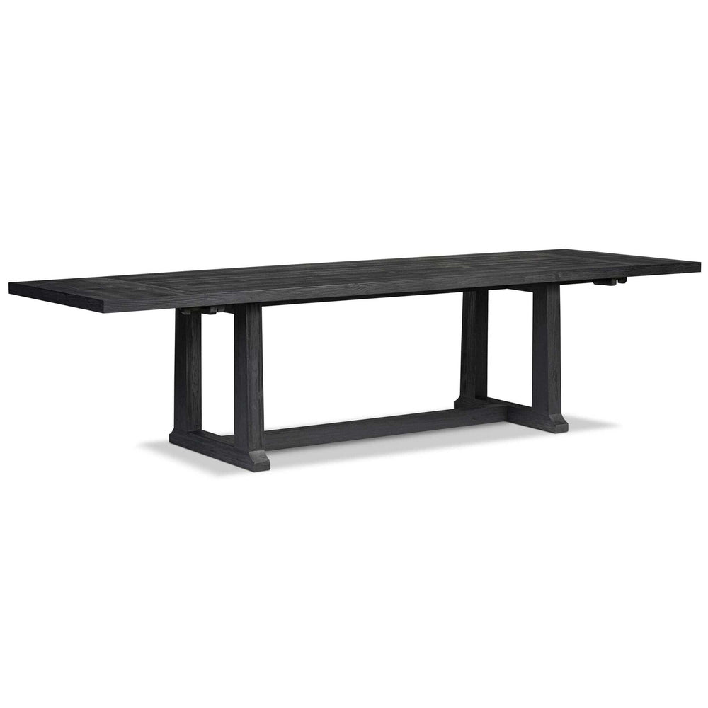 Otto Extension Dining Table, Black-Furniture - Dining-High Fashion Home