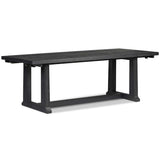 Otto Extension Dining Table, Black-Furniture - Dining-High Fashion Home