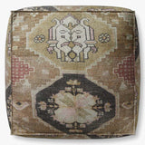 Loloi Pouf LPF0037, Taupe/Multi