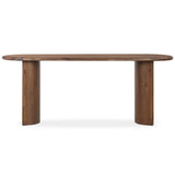 Paden Large Console Table, Seasoned Brown Acacia-Furniture - Accent Tables-High Fashion Home