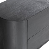 Paden Nightstand, Aged Black-Furniture - Bedroom-High Fashion Home