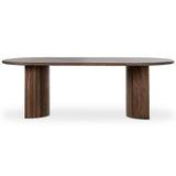 Paden Outdoor Dining Table, Stained Toasted Brown-Furniture - Outdoor-High Fashion Home