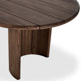 Paden Outdoor Dining Table, Stained Toasted Brown-Furniture - Outdoor-High Fashion Home