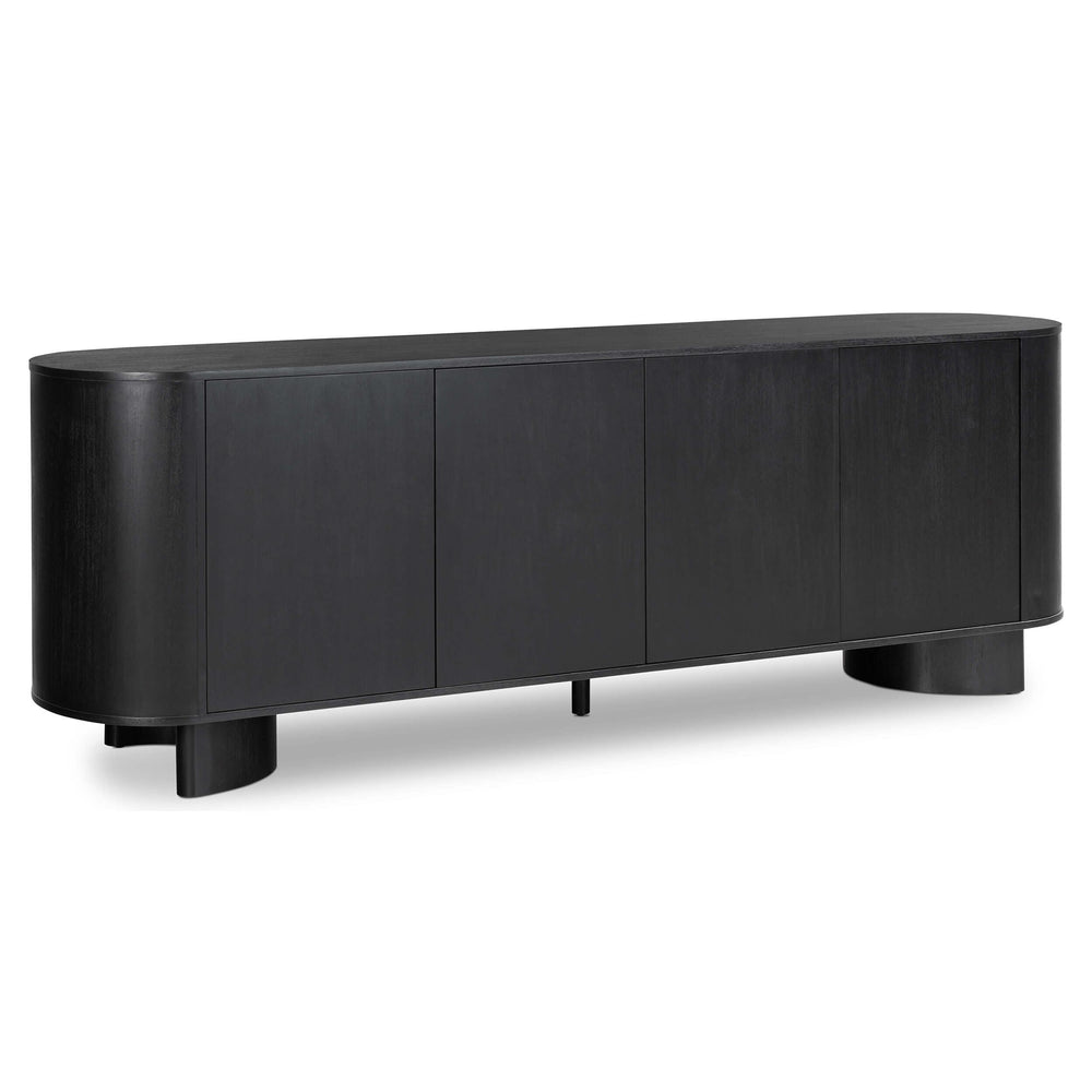 Paden Sideboard, Aged Black-Furniture - Storage-High Fashion Home