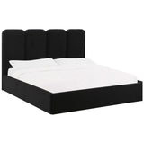 Palani Bed, Black-Furniture - Bedroom-High Fashion Home